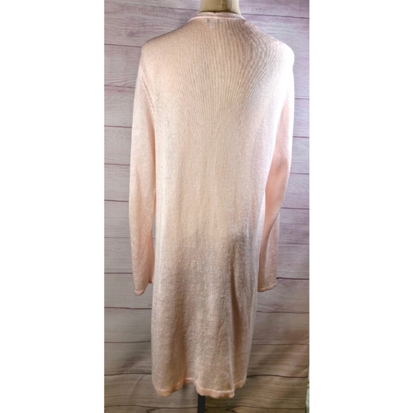 J. Jill Soft Blush Open Cardigan - Picture 2 of 7